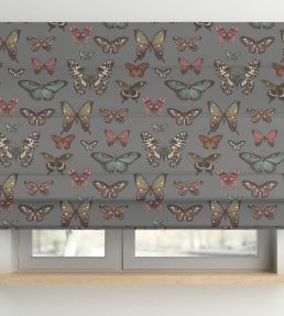 Taman Fabric by Arley House Graphite