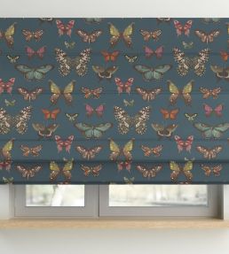 Taman Fabric by Arley House Navy