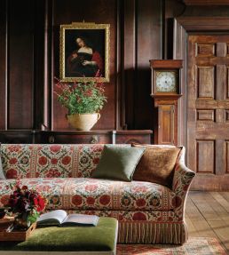 Tamarind Fabric by Colefax and Fowler Forest Green