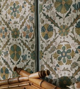 Tamarind Fabric by Colefax and Fowler Blue