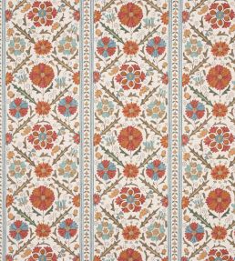 Tamarind Fabric by Colefax and Fowler Tomato/Olive