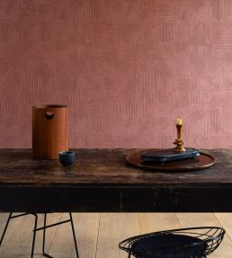 Tamba Wallpaper by Arte Burgundy