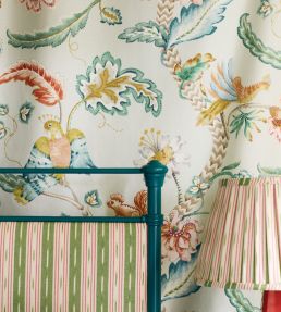 Tambora Fabric by Jane Churchill Aqua