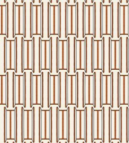 Tangier Wallpaper by Ottoline White and Brown