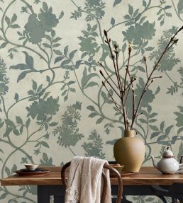 Tangleby Wallpaper by Josephine Munsey Aqua