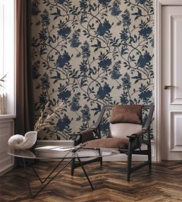 Tangleby Wallpaper by Josephine Munsey Navy