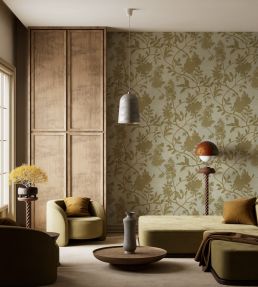 Tangleby Wallpaper by Josephine Munsey Yellow