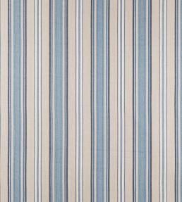 Tango Stripe Fabric by Jane Churchill Linen/Blue