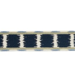 Taos Embroidered Border Trimming by Samuel & Sons Blue Sky