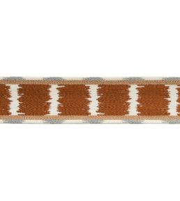 Taos Embroidered Border Trimming by Samuel & Sons Grand Canyon