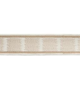 Taos Embroidered Border Trimming by Samuel & Sons White Sands