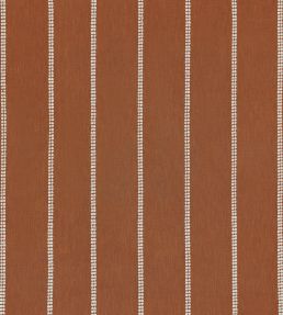 Taos Stripe Fabric by Osborne & Little Terracotta