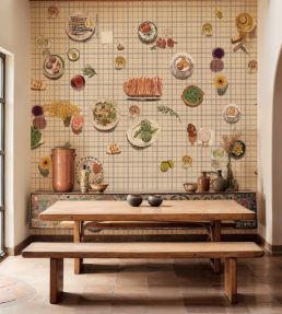 Tapeo Squares Mural by Tres Tintas Multi