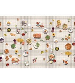 Tapeo Squares Mural by Tres Tintas Multi