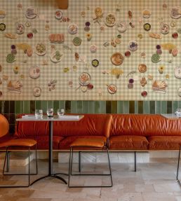 Tapeo Vichy Mural by Tres Tintas Green