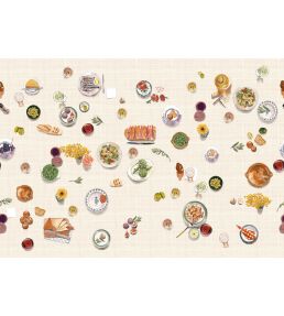 Tapeo White Mural by Tres Tintas White