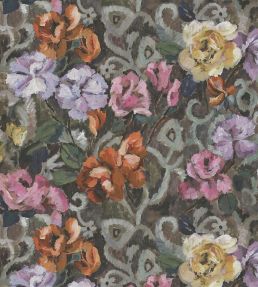 Tapestry Flower Fabric by Designers Guild Damson