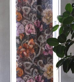 Tapestry Flower Fabric by Designers Guild Damson
