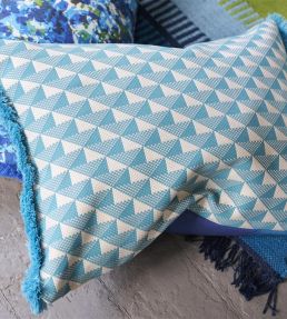 Tarakan Cushion 60 x 45cm by Designers Guild Azure
