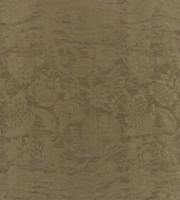 Tarangire Damask Fabric by Ralph Lauren Tarnished Gold