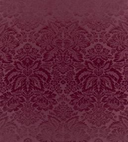Tarleton Damask Fabric by Ralph Lauren Burgundy