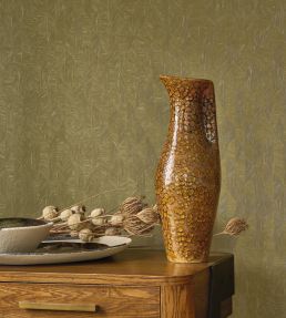 Tarrazu Wallpaper by Casadeco Vert Feuille