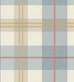 Tartanowski Wallpaper by Woodchip & Magnolia Denim Blue