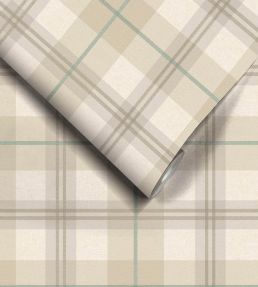 Tartanowski Wallpaper by Woodchip & Magnolia Oat Latte