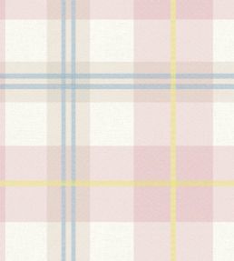 Tartanowski Wallpaper by Woodchip & Magnolia Taffy Pink