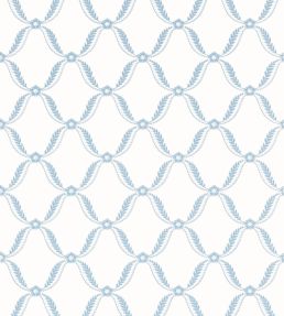 Tate Trellis Wallpaper by Anna French Soft Blue