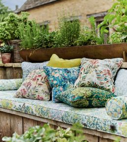 Tatton Linen Fabric by Studio G Forest