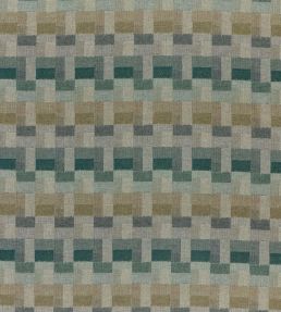 Tavistone Wool Fabric by Sanderson Mineral Blue/Maple