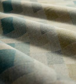 Tavistone Wool Fabric by Sanderson Mineral Blue/Maple