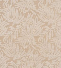 Tayrona Palm Mosaic Sisal Wallpaper by Schumacher Playa Dorada Sand
