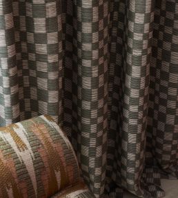 Tazia Fabric by Nobilis Gris Vert