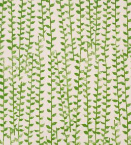 Tea Trail Fabric by Christopher Farr Cloth Green