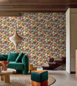 Tehuana Wallpaper by Casamance Multico