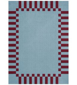 Layered Tekla Frame rug Mulberry Sky TKFRMB140200 Mulberry Sky