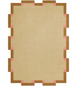 Layered Tekla Fregio rug Butter Blossom TKFEBU180270 Butter Blossom
