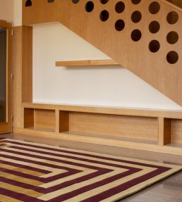 Layered Tekla Labyrinth rug Mulberry Sand TKLAMB180270 Mulberry Sand