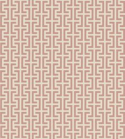 Temple Wallpaper by Schumacher Pink