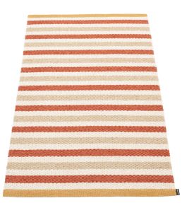 Pappelina Teo rug Brick/Beige/Vanilla TE4C712 Brick/Beige/Vanilla