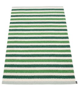 Pappelina Teo rug Dark Green/Grass Green/Vanilla TE1H712 Dark Green/Grass Green/Vanilla