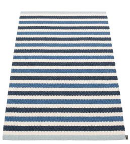 Pappelina Teo rug Denim/Dark Blue/Vanilla TE3E712 Denim/Dark Blue/Vanilla