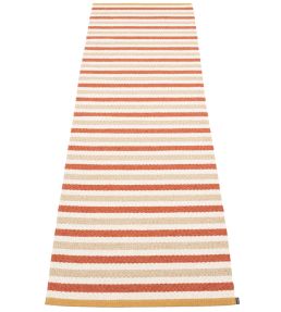 Pappelina Teo Runner rug Brick/Beige/Vanilla TE4C724 Brick/Beige/Vanilla