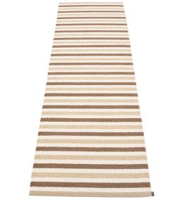 Pappelina Teo Runner rug Brown/Beige/Vanilla TE6A724 Brown/Beige/Vanilla