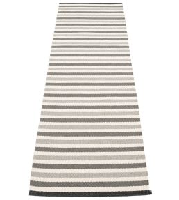 Pappelina Teo Runner rug Warm Grey/Charcoal/Vanilla TE9D724 Warm Grey/Charcoal/Vanilla
