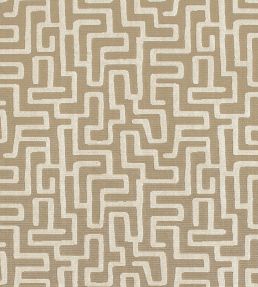 Terrace Lane Fabric by Thibaut Beige