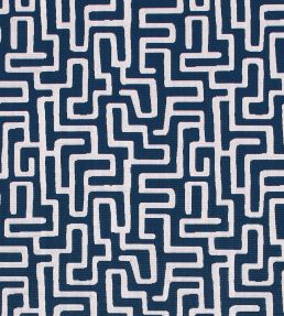Terrace Lane Fabric by Thibaut Navy