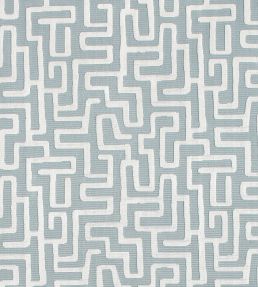 Terrace Lane Fabric by Thibaut Spa Blue
